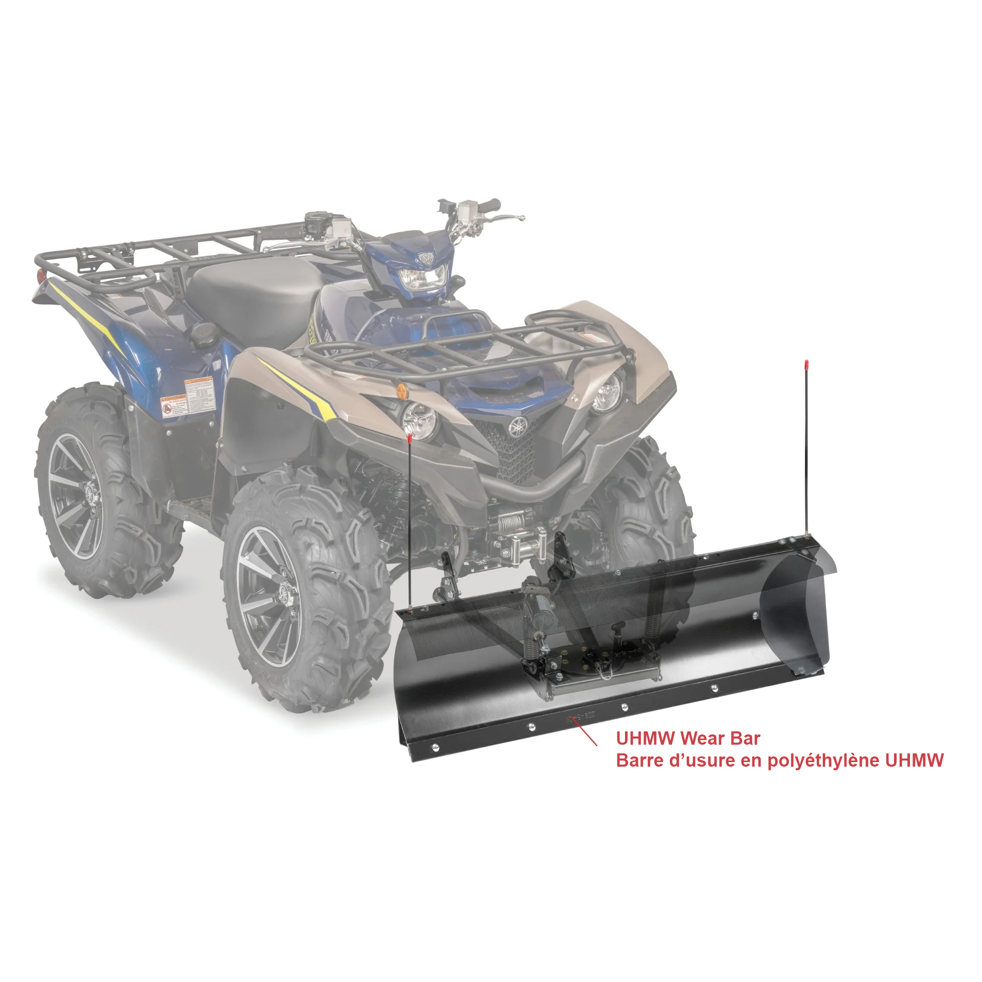 Warn® ProVantage II - 54" UHMW Wear Bar