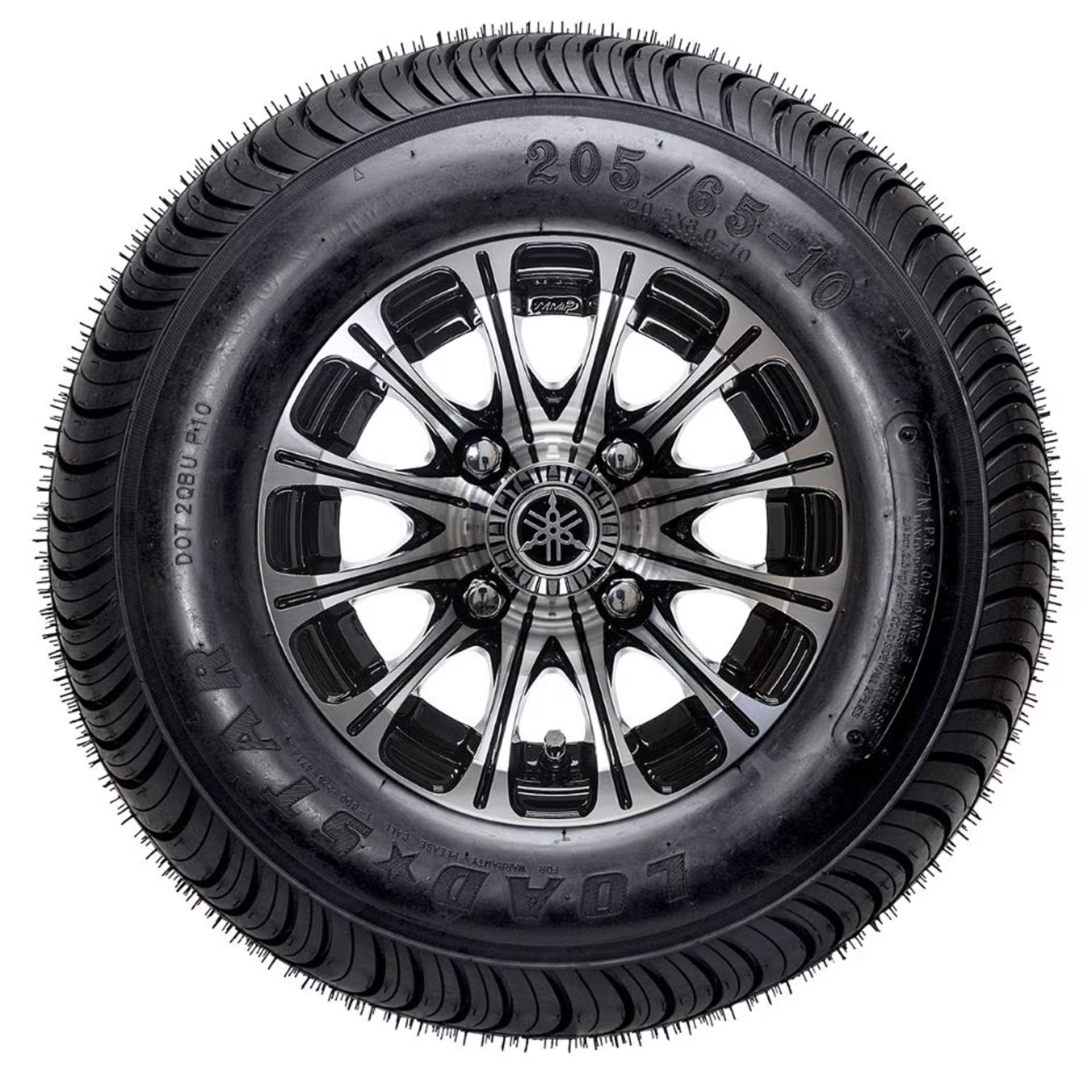 PTV Alloy Wheel - 10" 12-Spoke J-Series Alloy Wheel